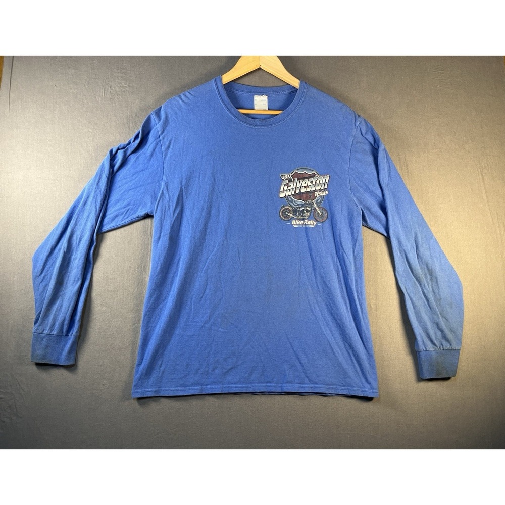 Galveston 2017 Motorcycle Rally Graphic T-Shirt Long Sleeve